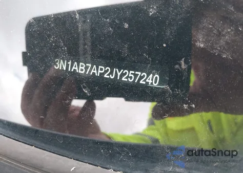 2018 Nissan Sentra Sv из США, поврежденный, VIN 3N1AB7AP2JY257240